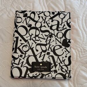 Kate Spade Monochrome Letter Print Nook Case